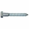 Homecare Products 0.38 x 3.5 in. Zinc Plated Hex Lag Screw, 50PK HO1319183